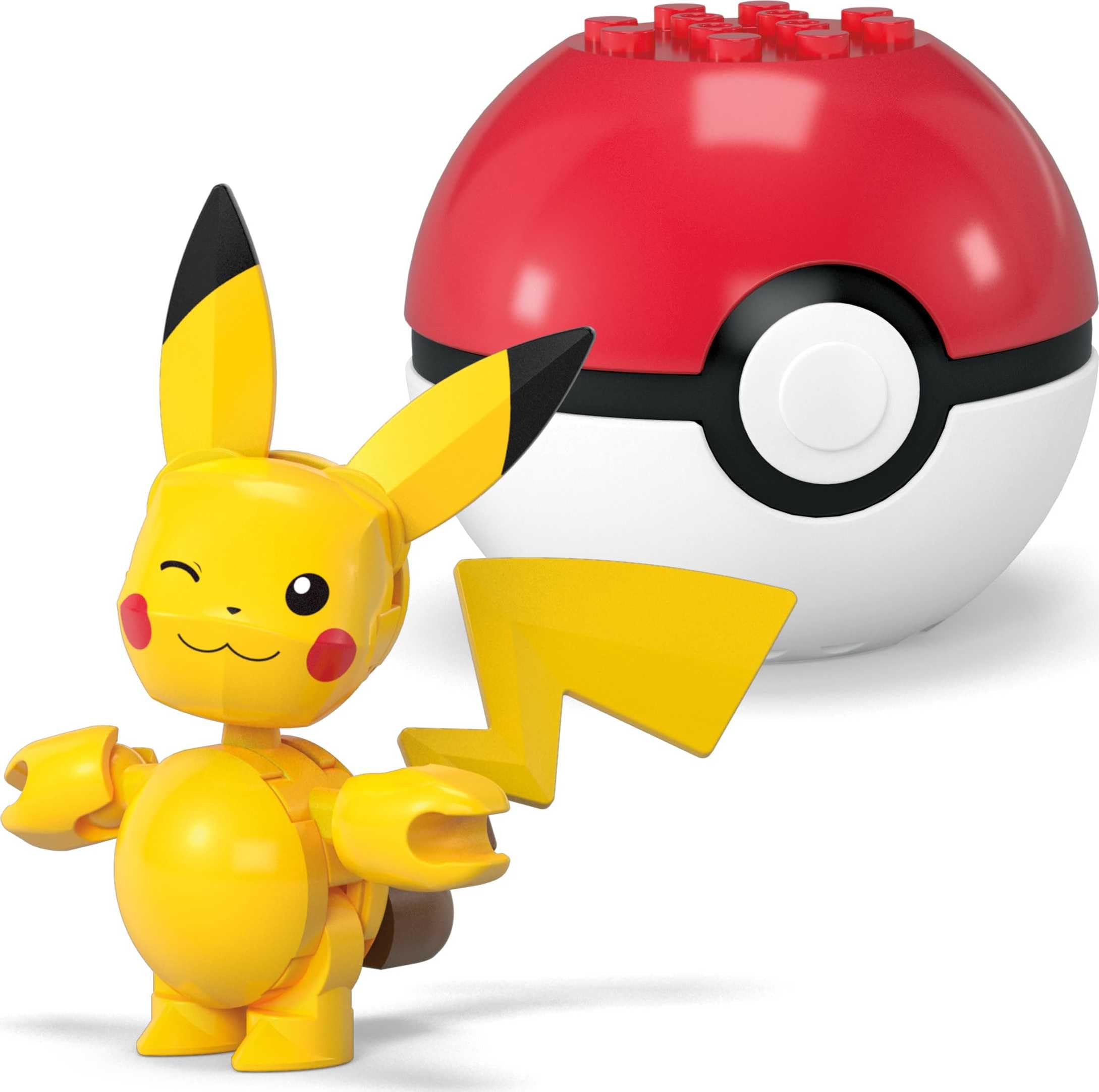 MEGA Pokémon Action Figure Building Toy Set - Buildable Pikachu & Ditto with Poké Balls, Ages 6+ 5