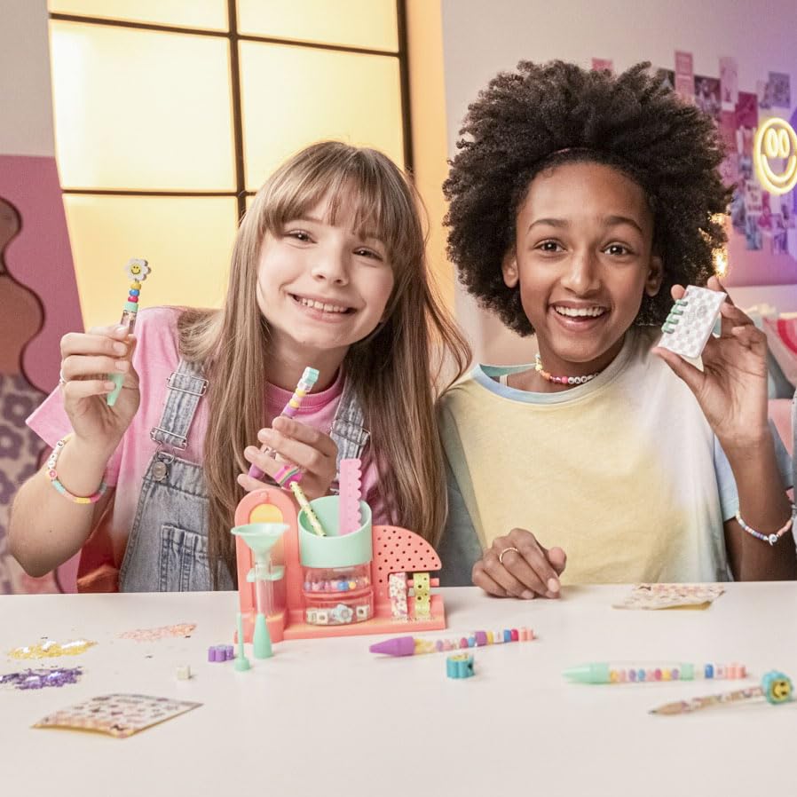 Canal Toys Mini Stationery Factory Set - Create & Customize Pens, Pencils & Notebooks 6