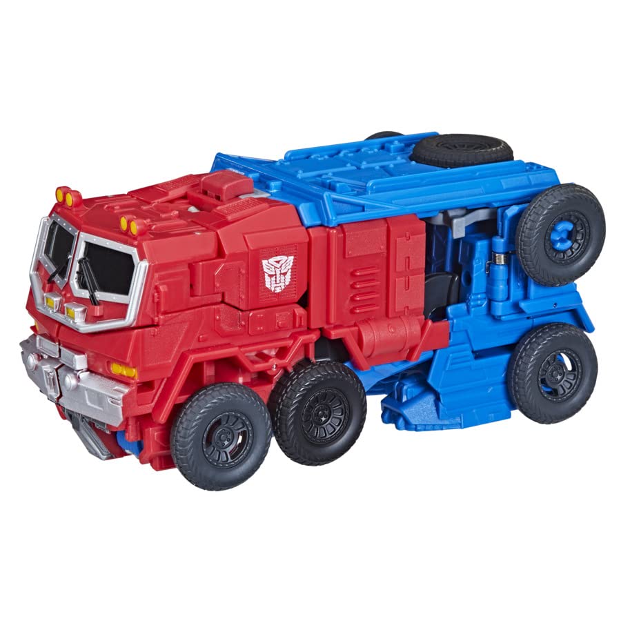 Transformers Rise of the Beasts Smash Changers Optimus Prime Action Figure - 3-Step Smash Conversion, 22.5 cm, Ages 6+