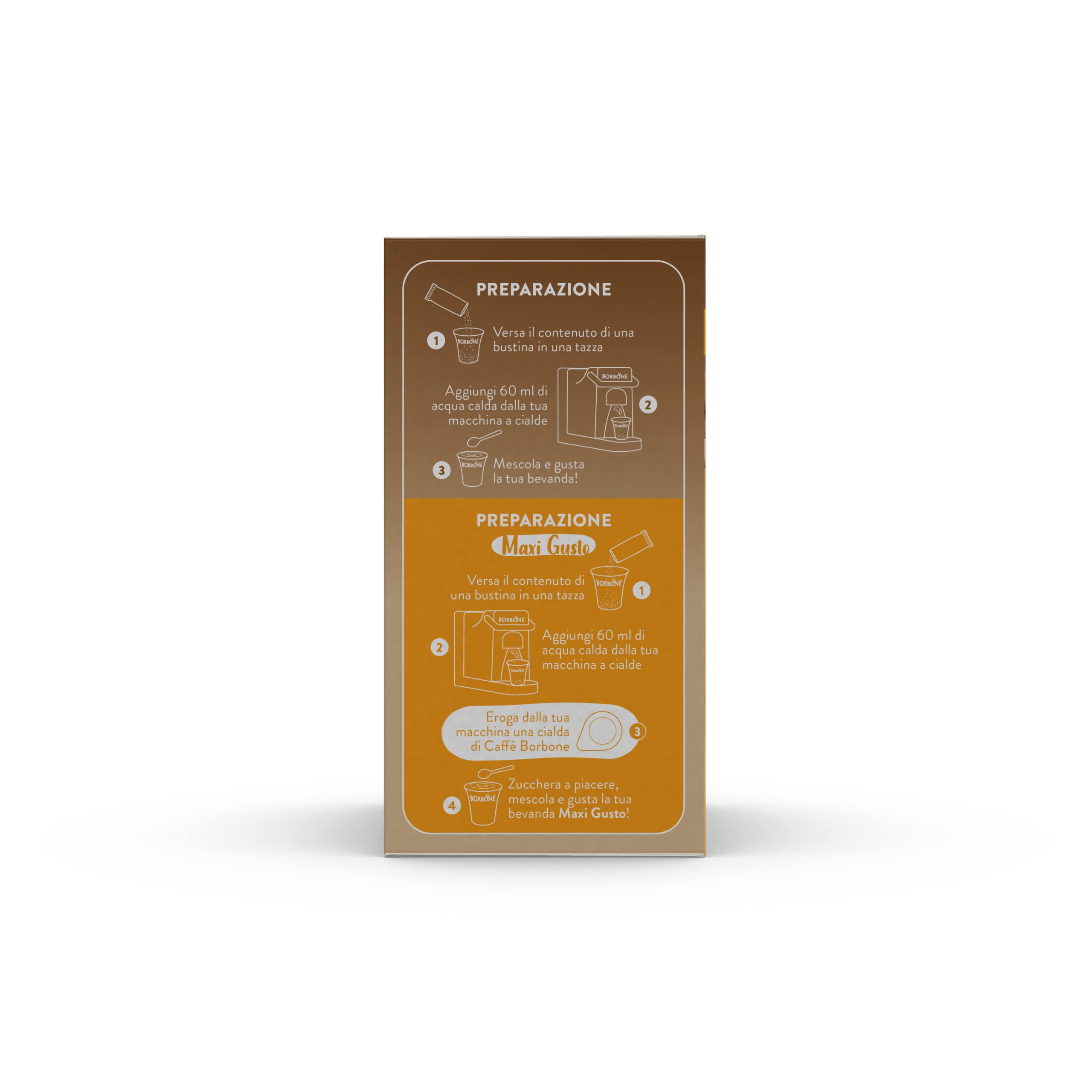 Caffè Borbone Hazelnut Sticks, 80 Sticks (8 x 10) - Instant Hazelnut Cappuccino for Pod Systems 5