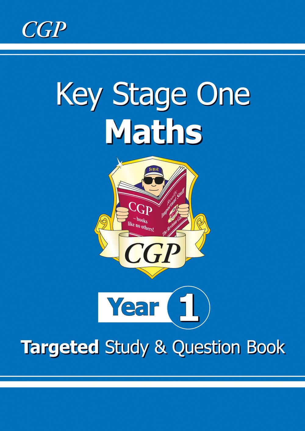 CGP KS1 Maths Targeted Study & Question Book - Year 1 | Ages 5-6 | Paperback