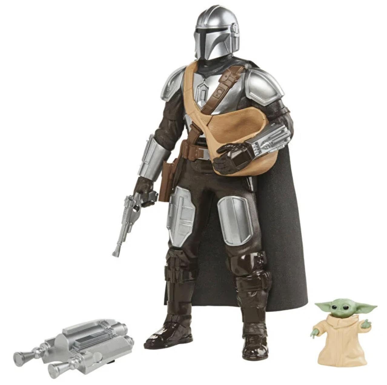 Star Wars Galactic Action The Mandalorian & Grogu - 30 cm Electronic Action Figure with Sounds & Jetpack - Ages 4+ 7