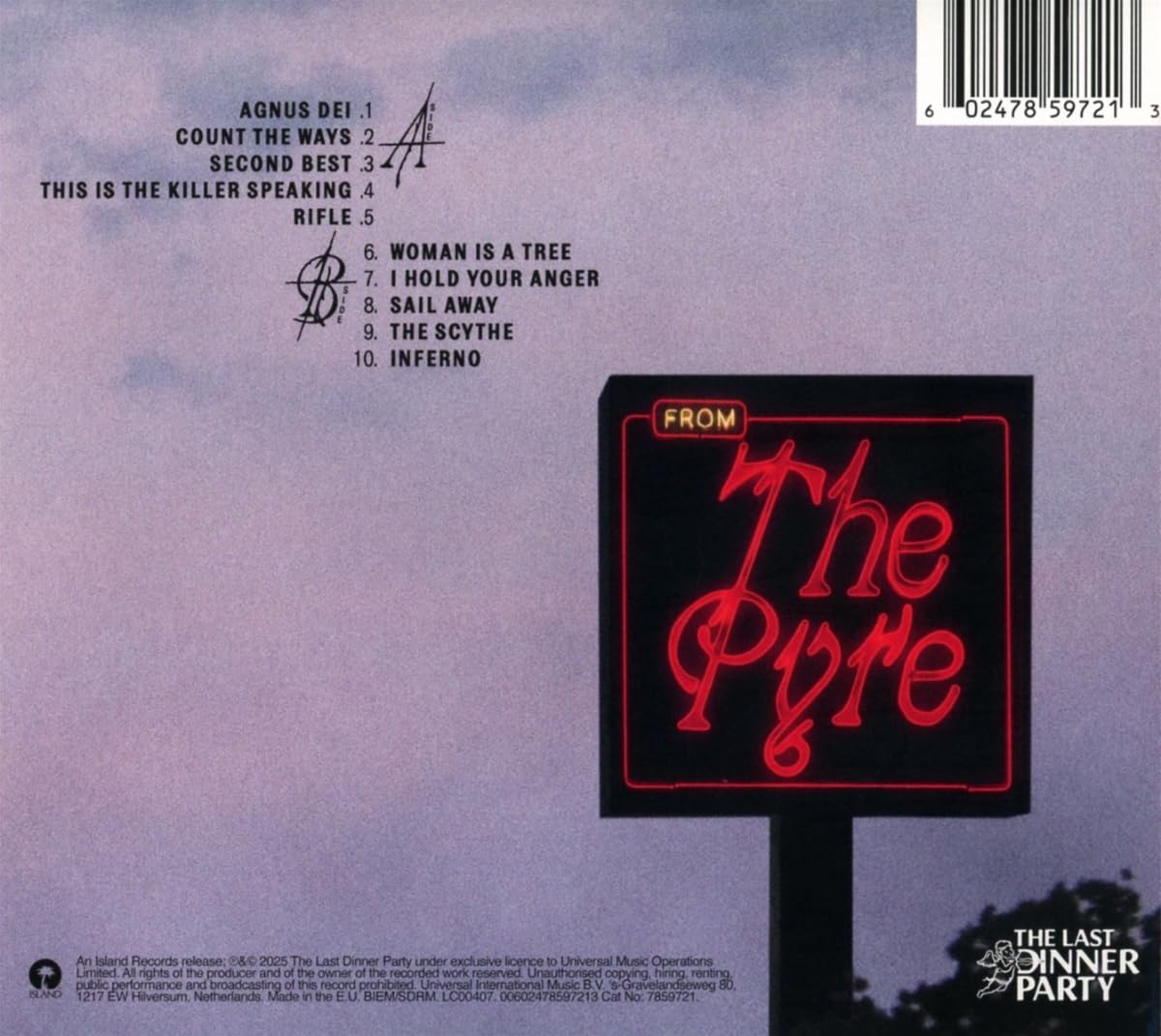 The Last Dinner Party - From The Pyre [CD] 2