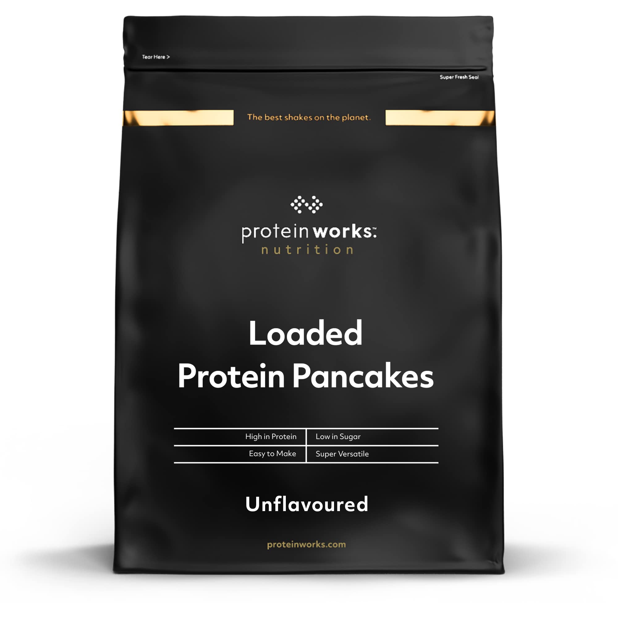 THE PROTEIN WORKS Loaded Protein Pancake Mix | High Protein, Low Sugar | Natural Flavor | 1 kg 8