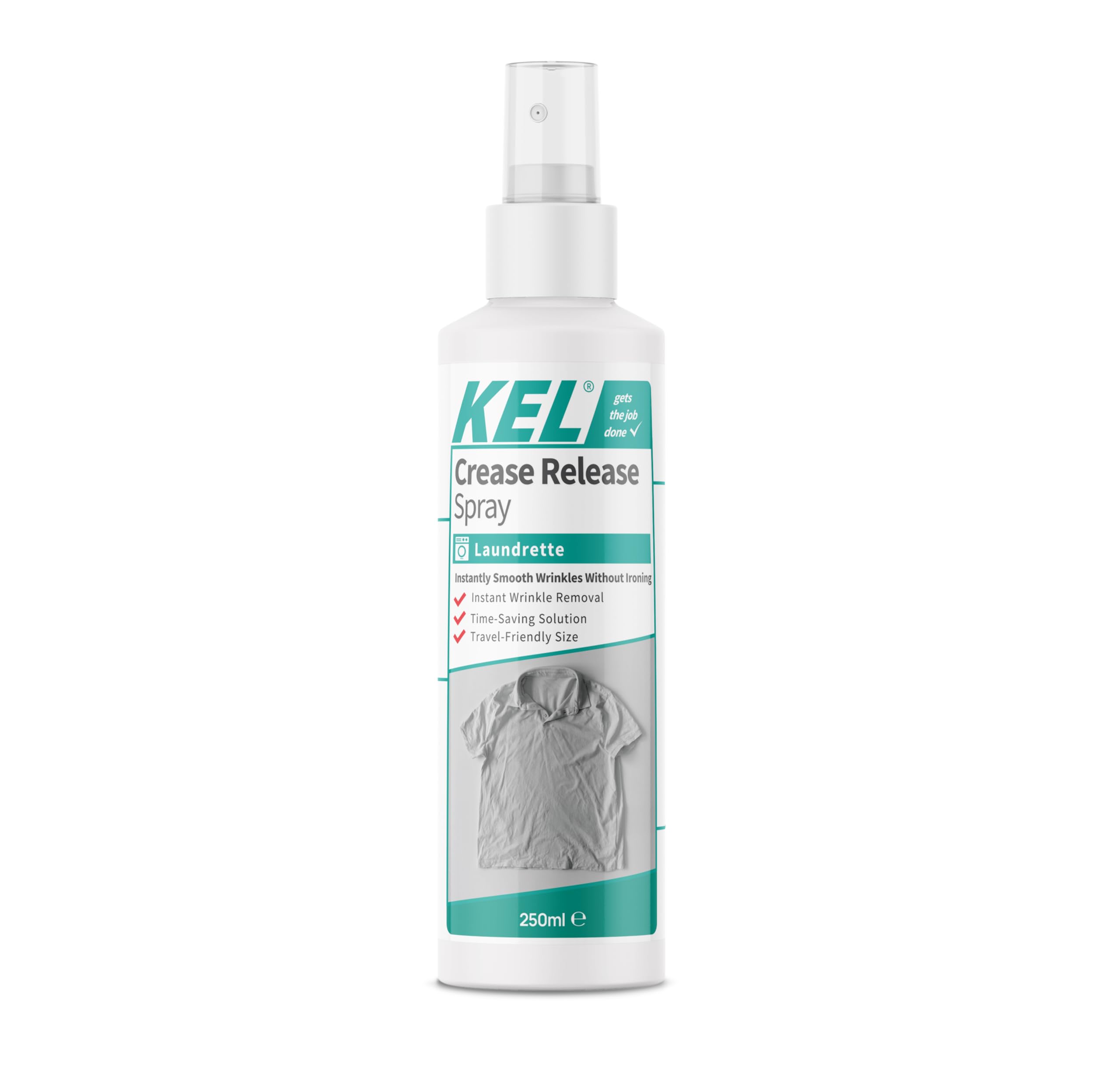 KEL Crease Release Spray - Instant Wrinkle & Odour Remover, Cotton Fresh Scent, 250ml 1