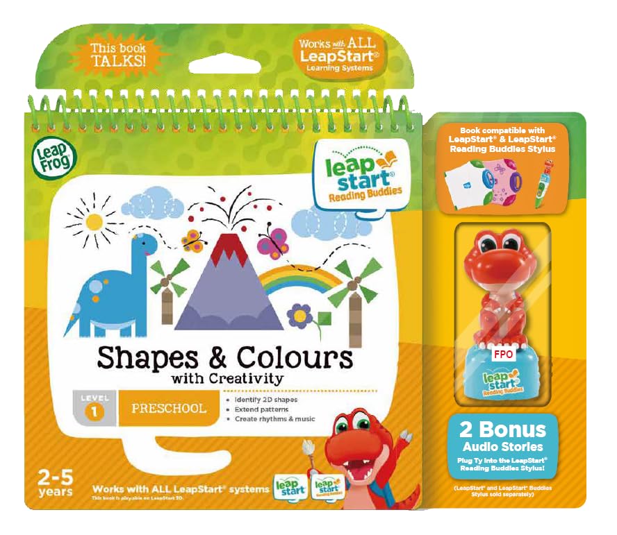 LeapFrog LeapStart Reading Buddies: Shapes and Colours with Creativity Interactive Book 4