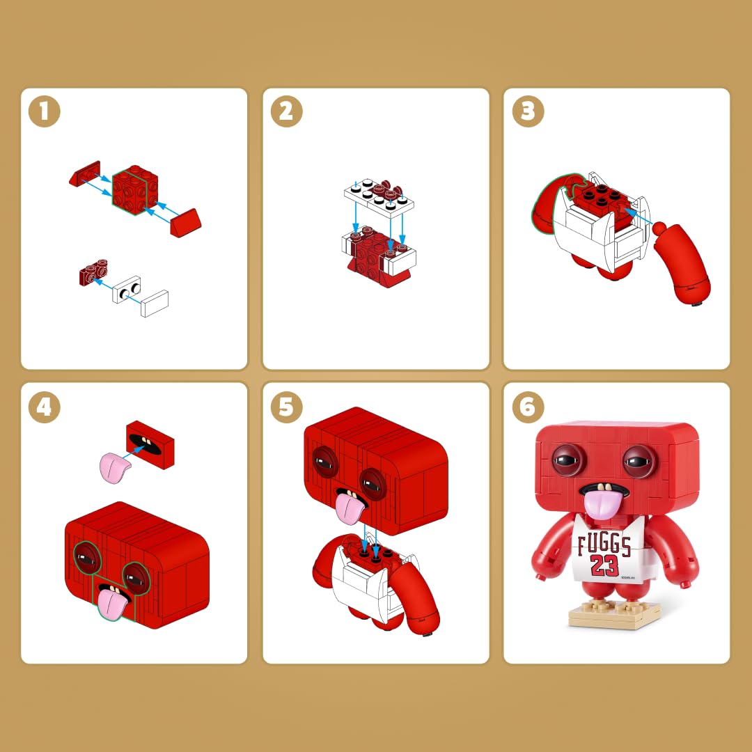 Max Build More Fuggler Stars - Collectible Building Bricks | 182 Bricks per Capsule | Ages 8+ 4
