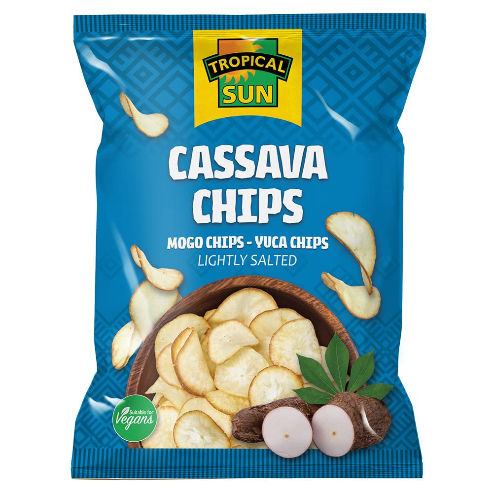 Tropical Sun Salted Cassava Chips Multipack - 6 x 80g Bags
