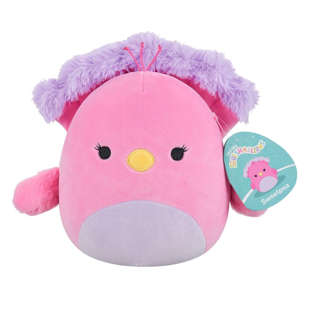 Squishmallows Sweetpea the Peacock - 7.5-Inch Plush Toy for Ages 3+ 7