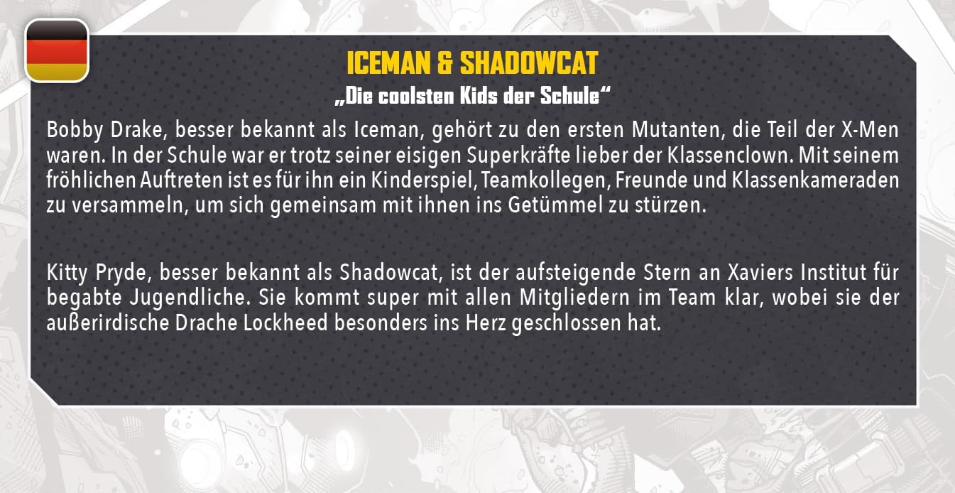 Atomic Mass Games Marvel Crisis Protocol: Iceman & Shadowcat Character Pack (FFGCP96) 5