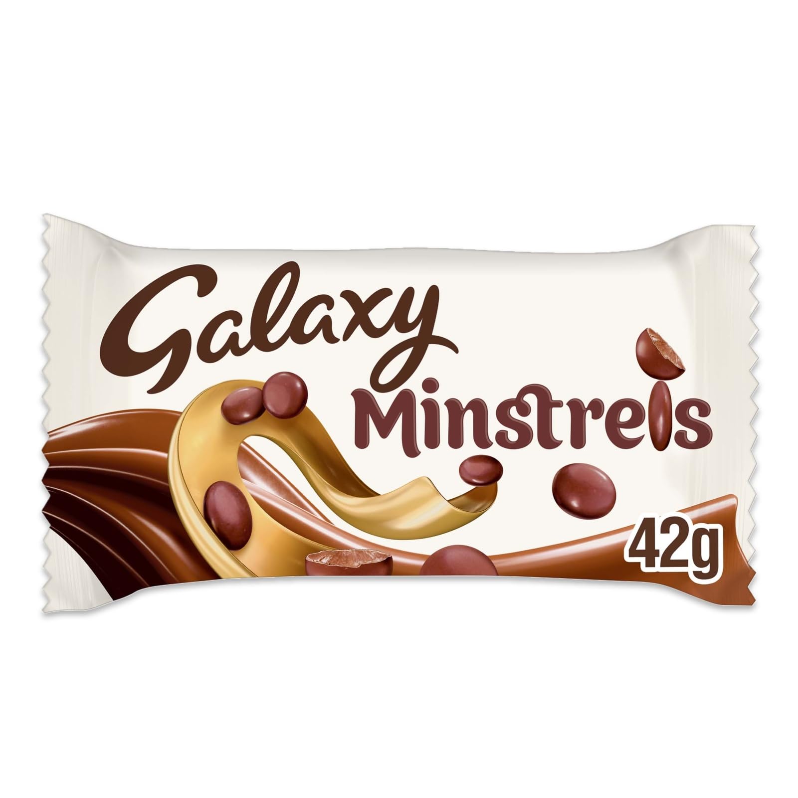 Galaxy Minstrels Milk Chocolate Bulk Box - 40 x 42g Bags, Smooth Chocolate with Crisp Sugar Shell 4