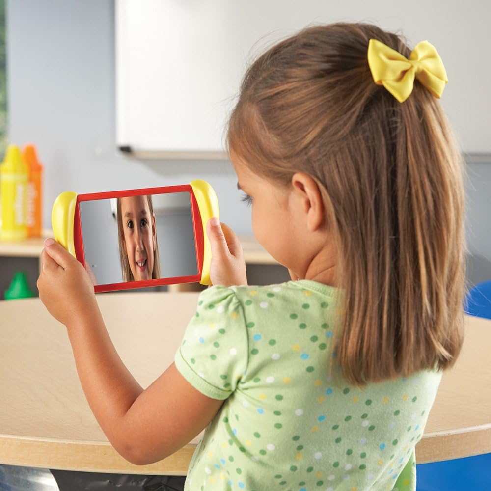 Learning Resources All About Me 2-in-1 Mirrors - Double-Sided Fun for Toddlers 3