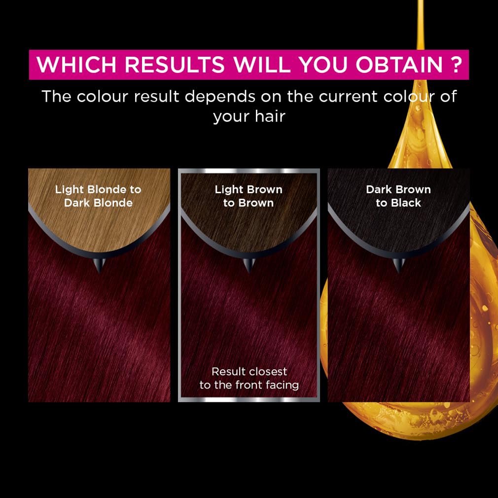 Garnier - Olia Permanent Hair Dye (230g) - 4.62 Dark Garnet Red, Ammonia-Free, Vegan Formula with Natural Flower Oils 7