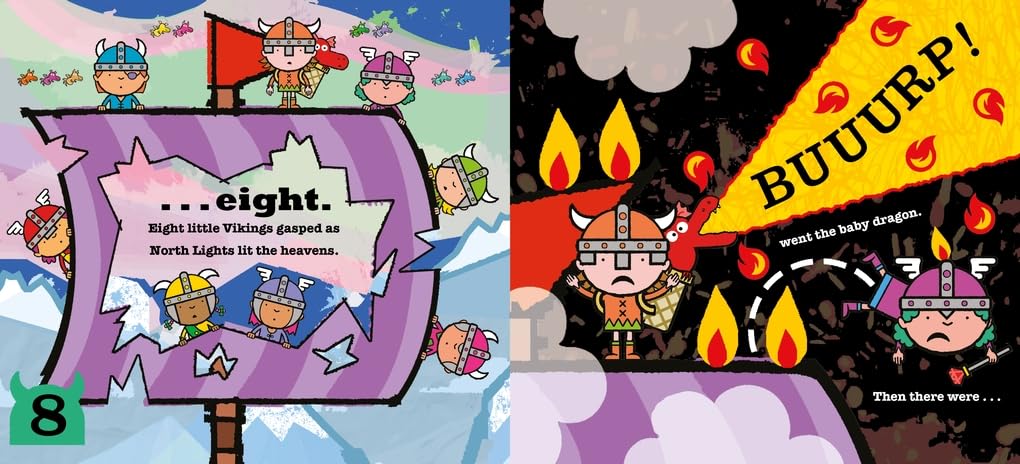 Orchard Books Ten Little Vikings | Stories in Verse | Ages 3-5 3