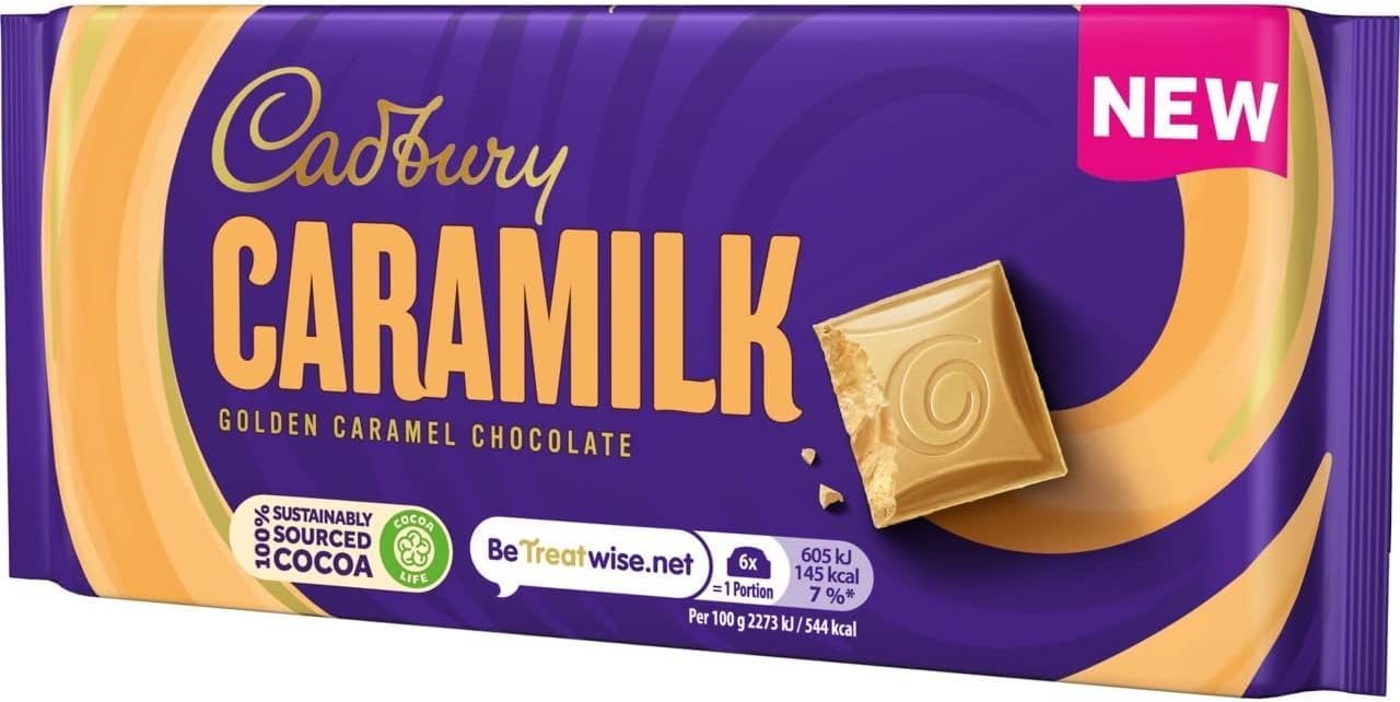 Cadbury Caramilk Golden Caramel Chocolate Bar - 160g