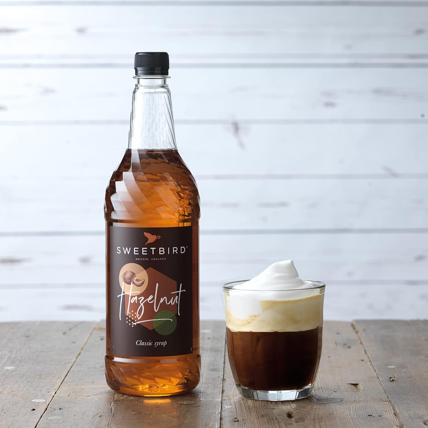 Sweetbird Hazelnut Syrup | 1 Litre | Natural Flavouring | Vegan Friendly 3