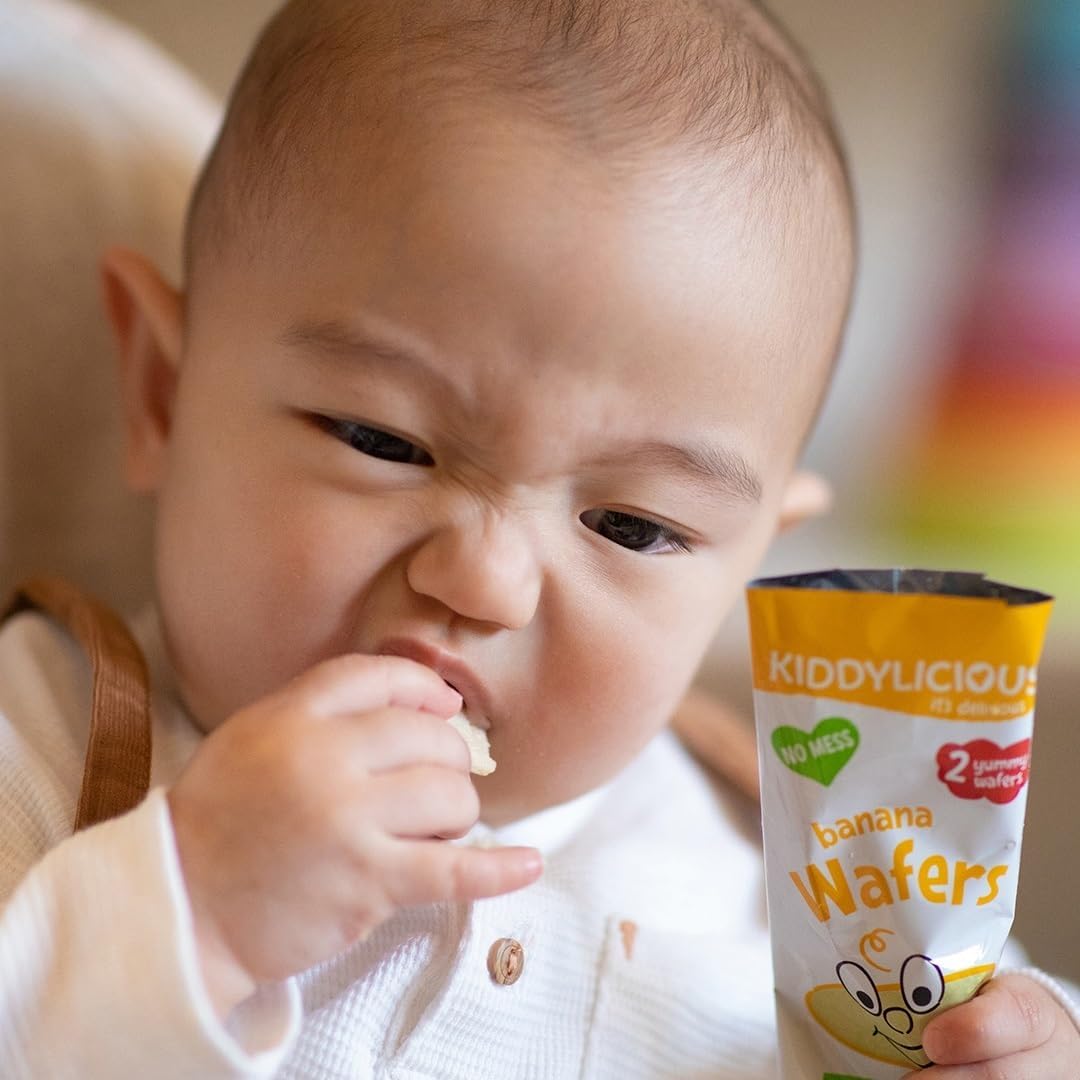 Kiddylicious - Blueberry Rice Wafers Gluten & Dairy Free Baby Snack