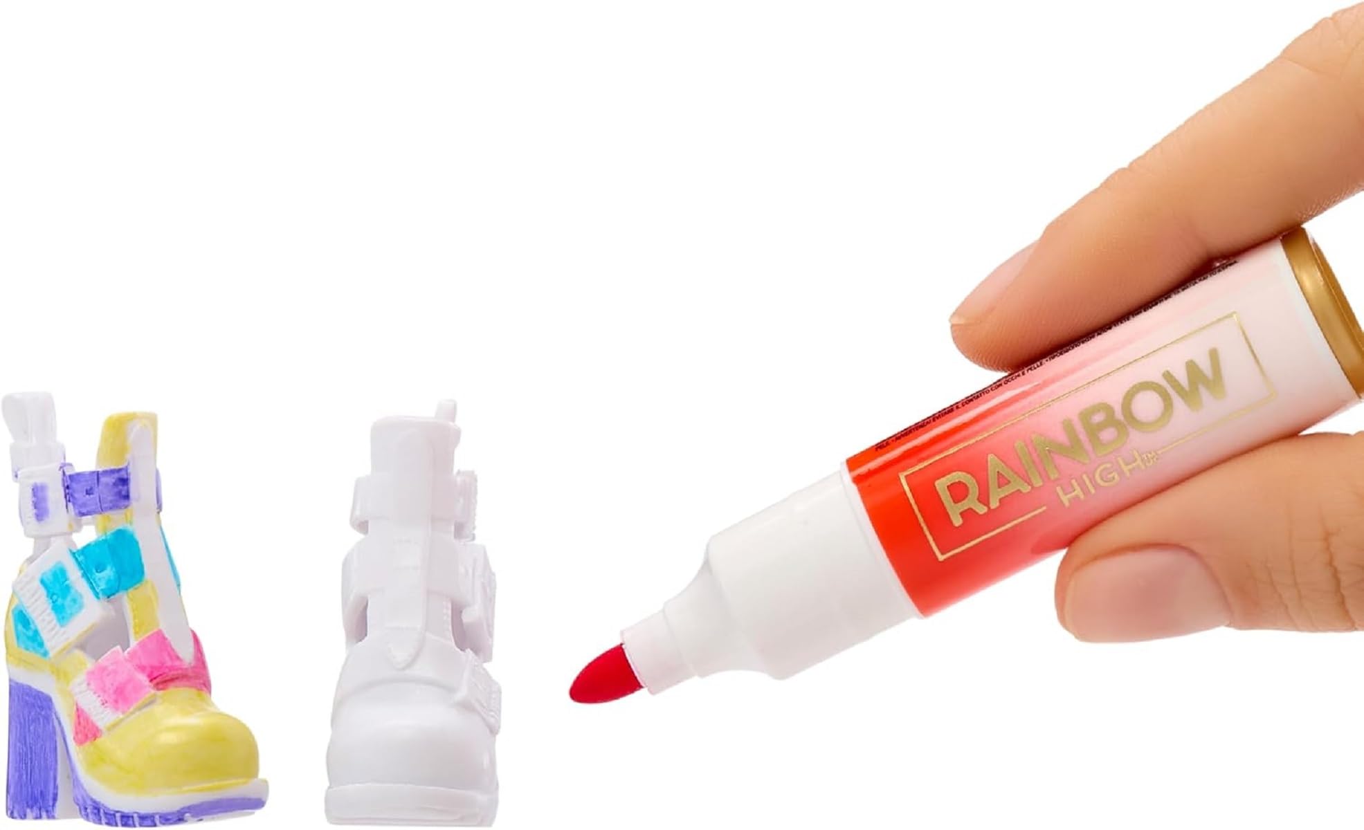 Rainbow High Air Brush & Create DIY Fashion Doll - Washable Design Kit for Creative Play 3