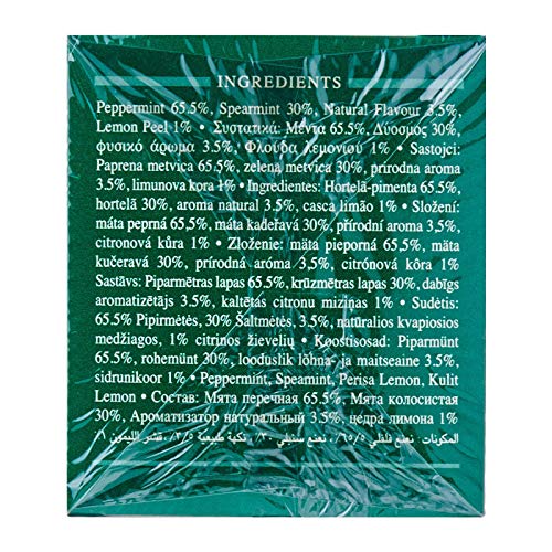 Ahmad Tea Peppermint & Lemon Fruit & Herbal Infusion - 20 Tea Bags 6