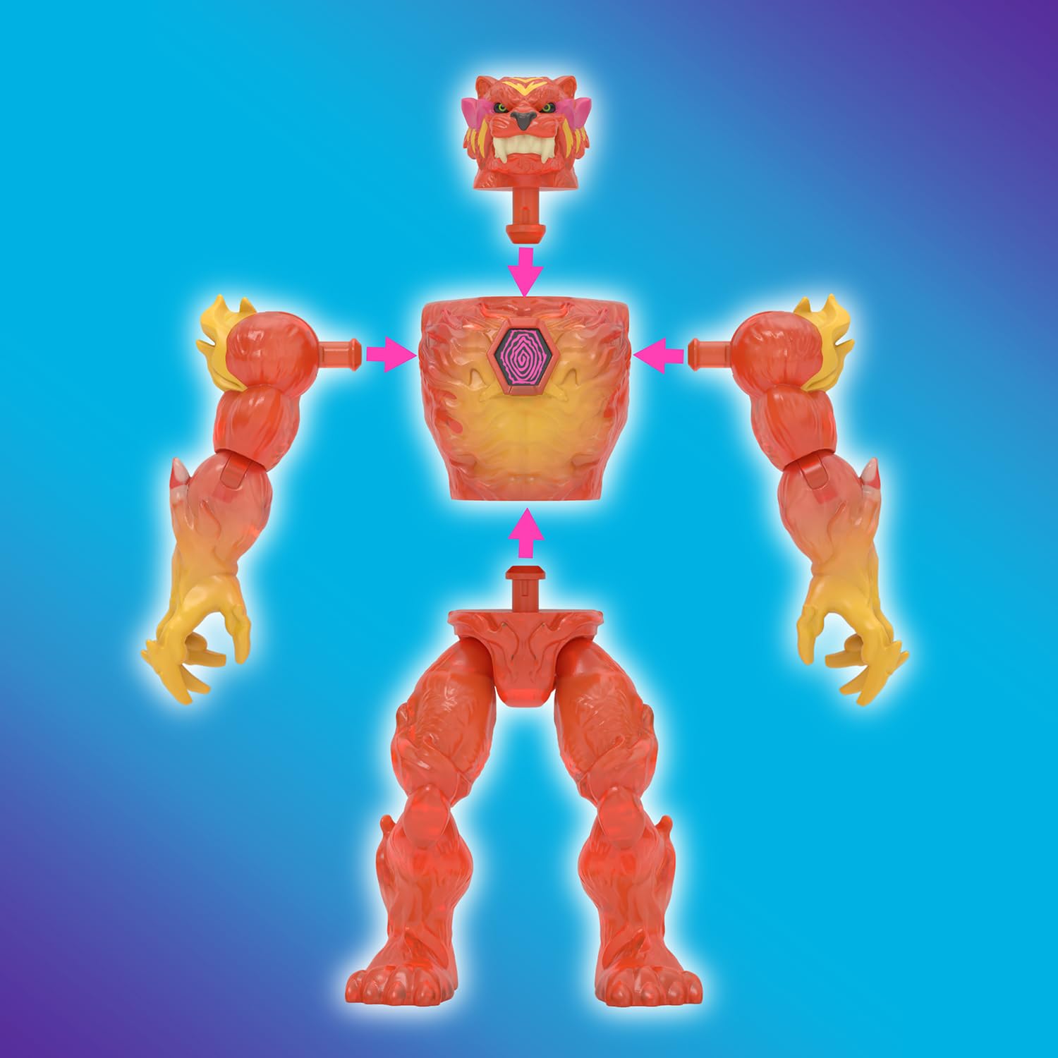 MrBeast Lab Hybrids Mega Pack, Reveal Different Hybrid Parts To Create 5 Mi