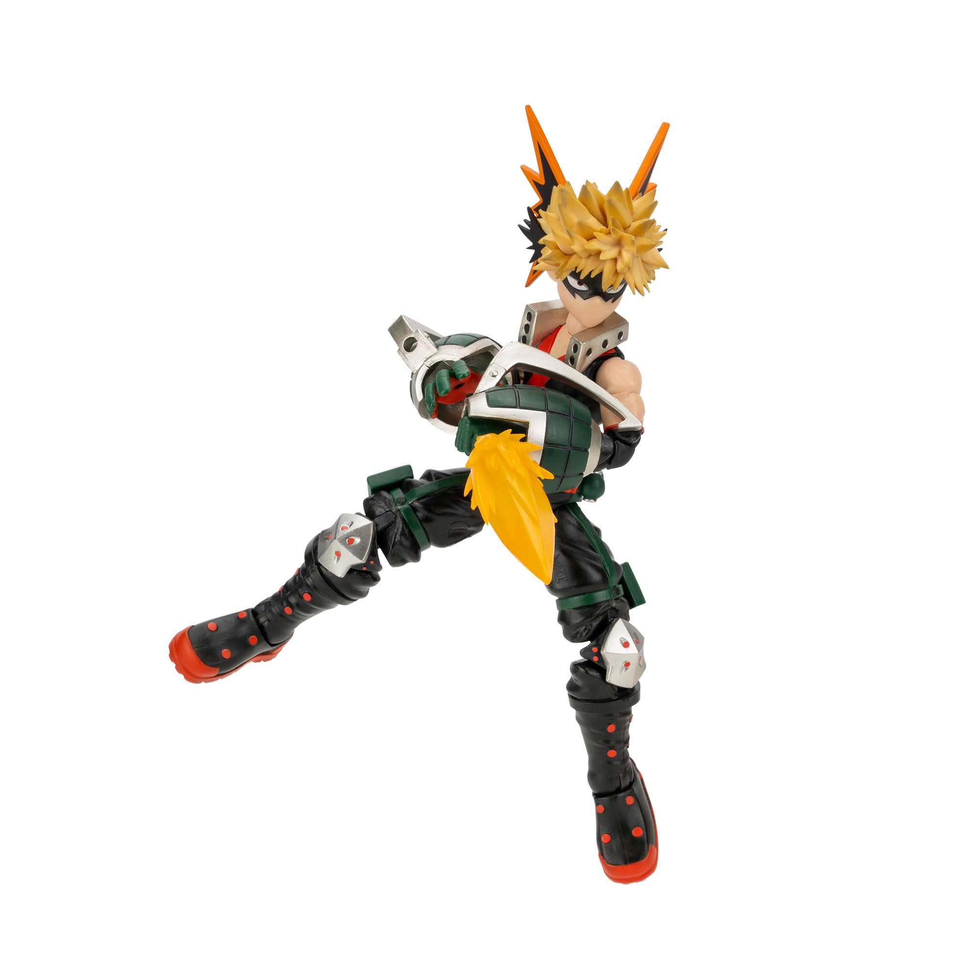 Total Anime Katsuki Bakugo 6.5-Inch Poseable Figure with Swappable Faces and Blast Effects 5