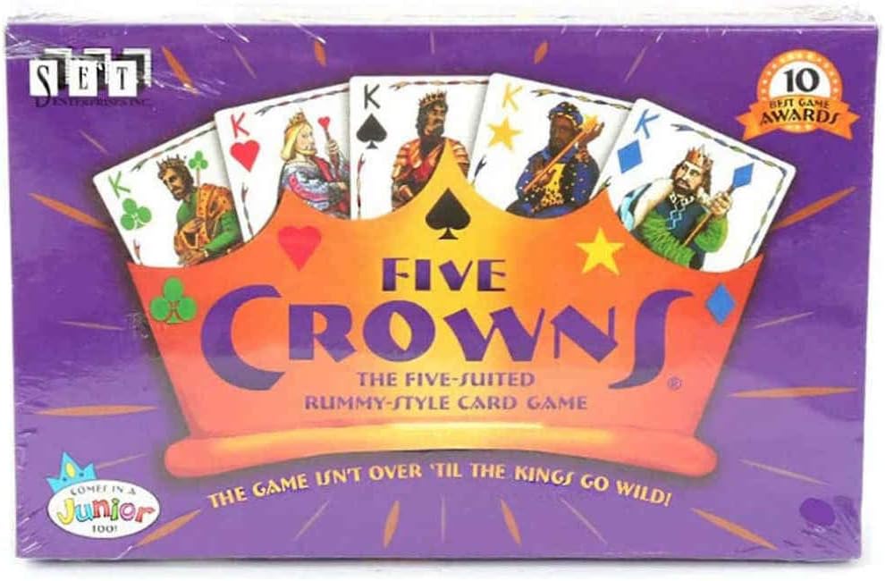 The Green Board Game Co. Five Crowns Card Game
