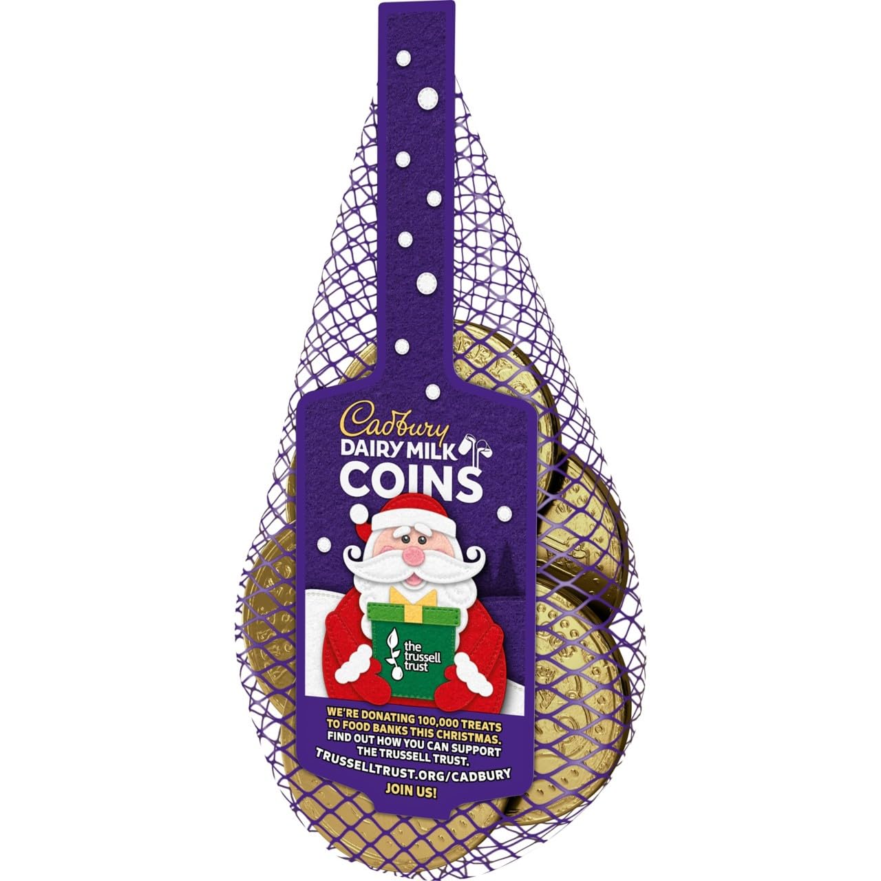 Cadbury Dairy Milk Coins 70g - Milk Chocolate Treats for Sharing 3