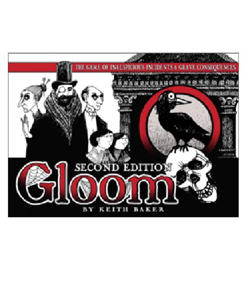 Atlas Games Gloom: The Game of Inauspicious Incidents and Grave Consequences | 2-4 Players | 60 Minutes Playing Time | Ages 8+