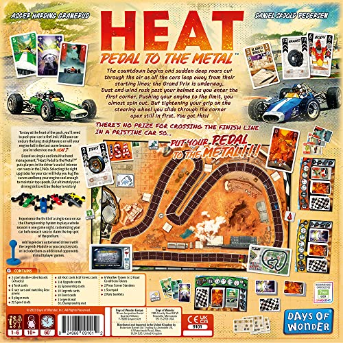 Days of Wonder Heat: Vollgas-Brettspiel 6