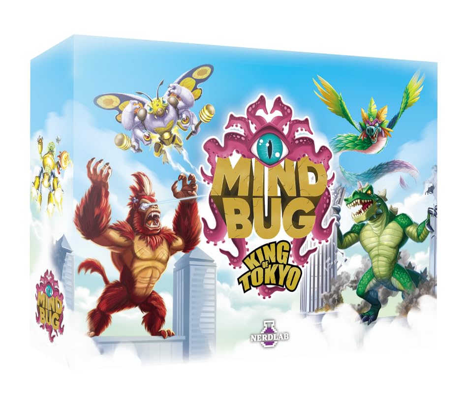 Nerdlab Games Mindbug x King of Tokyo Strategy Card Game