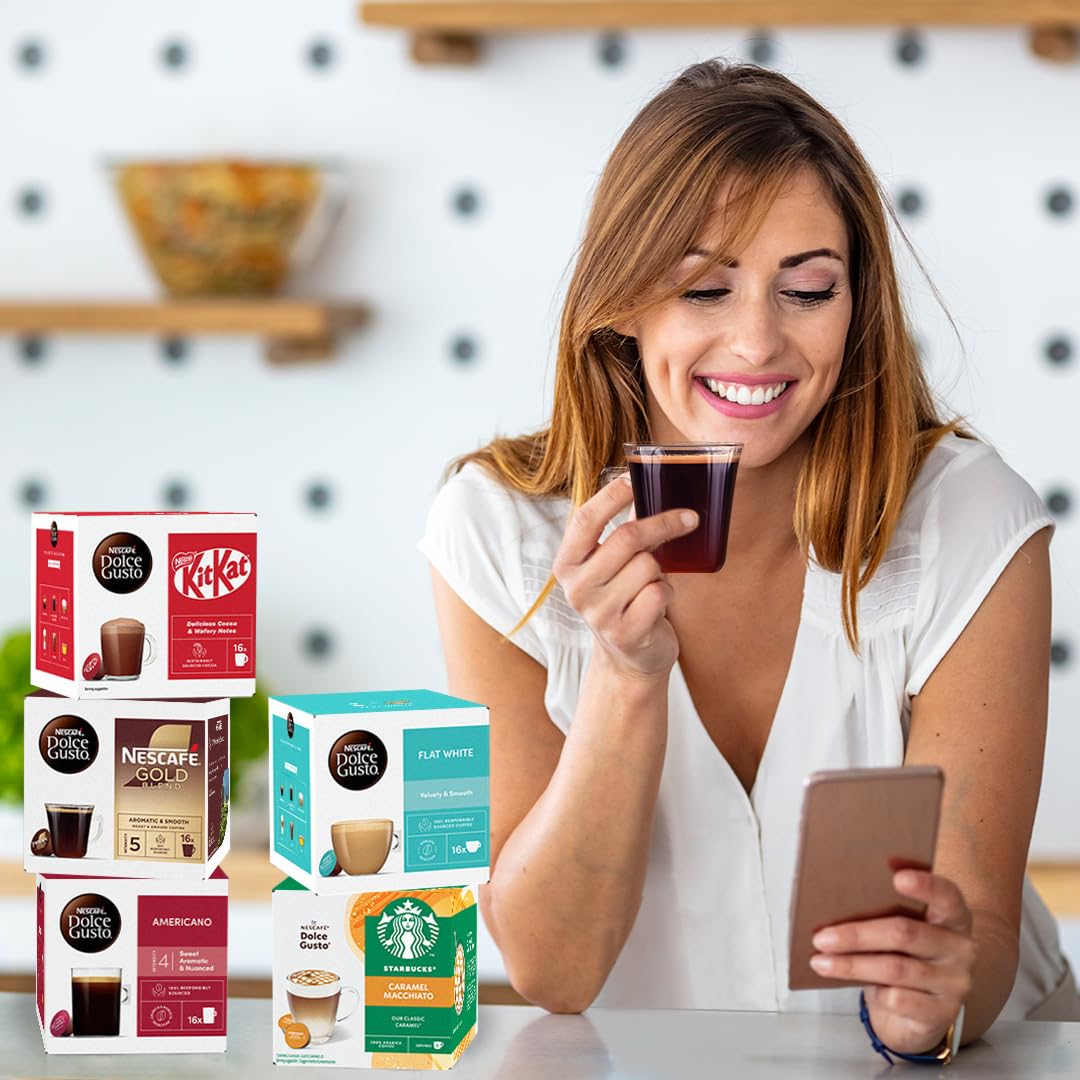 Nescafé Dolce Gusto Café Au Lait Decaf Coffee Pods - 48 Servings (Pack of 3) 6