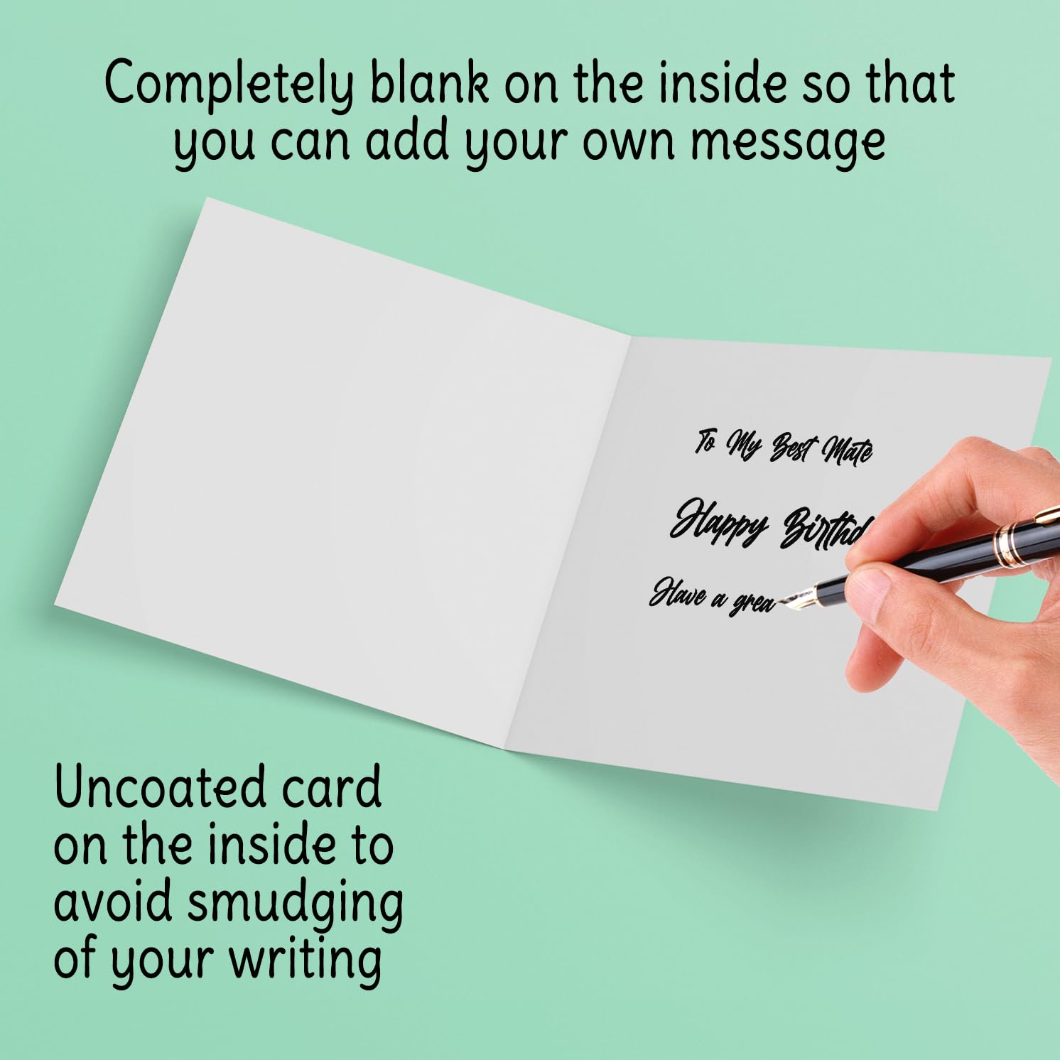 Stuff4 Graffiti Birthday Card for Men Boys Him | Blank Inside | 145mm x 145mm 4