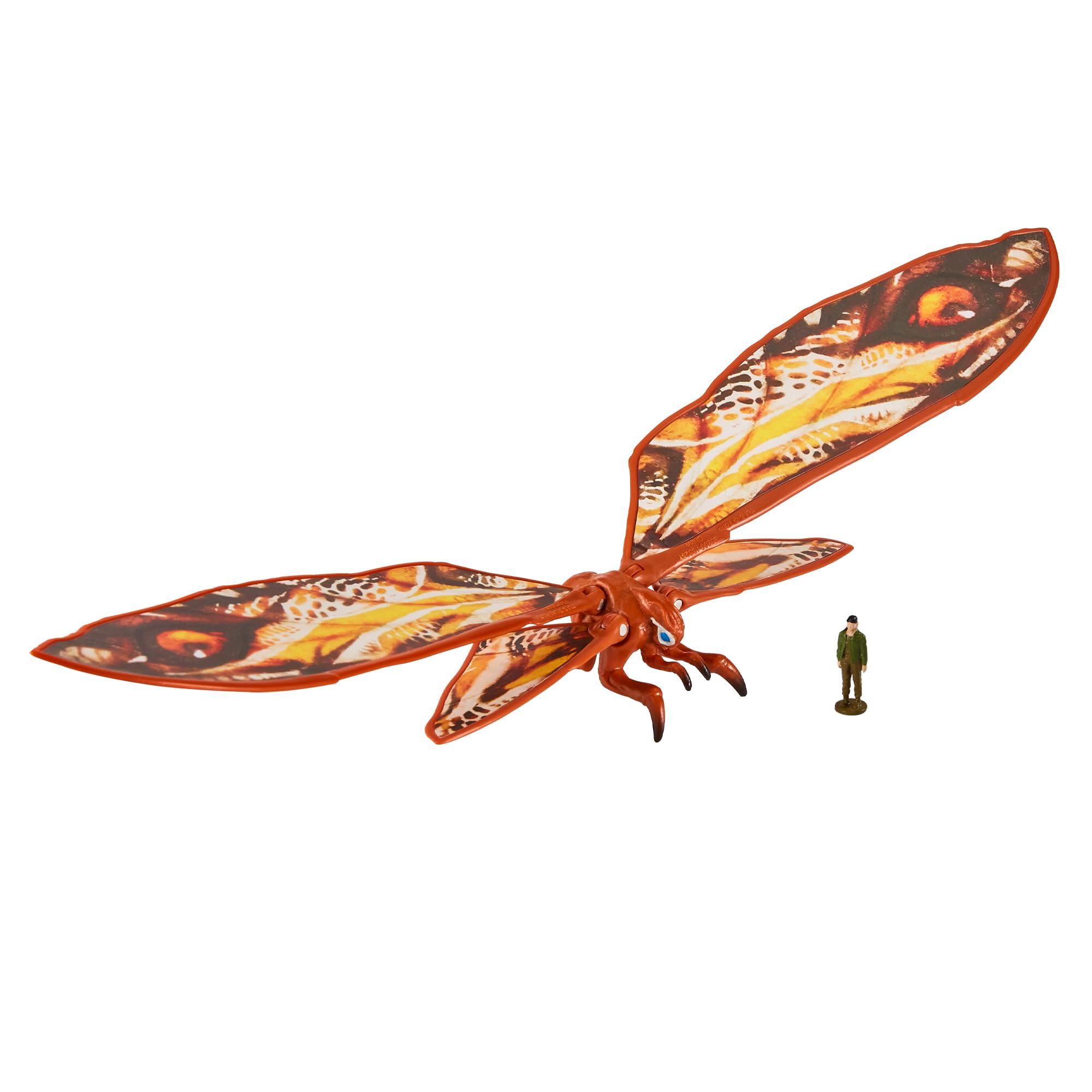 MonsterVerse Mothra Action Figure Toy - 6-Inch Collectable, Includes 1-Inch Mini Jia | Ages 4+ 4