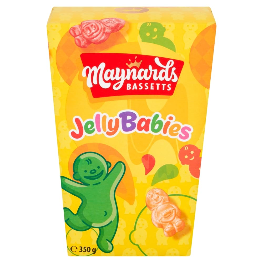 Maynards Bassetts Jelly Babies – Weiche, fruchtige Geleebonbons, 350 g
