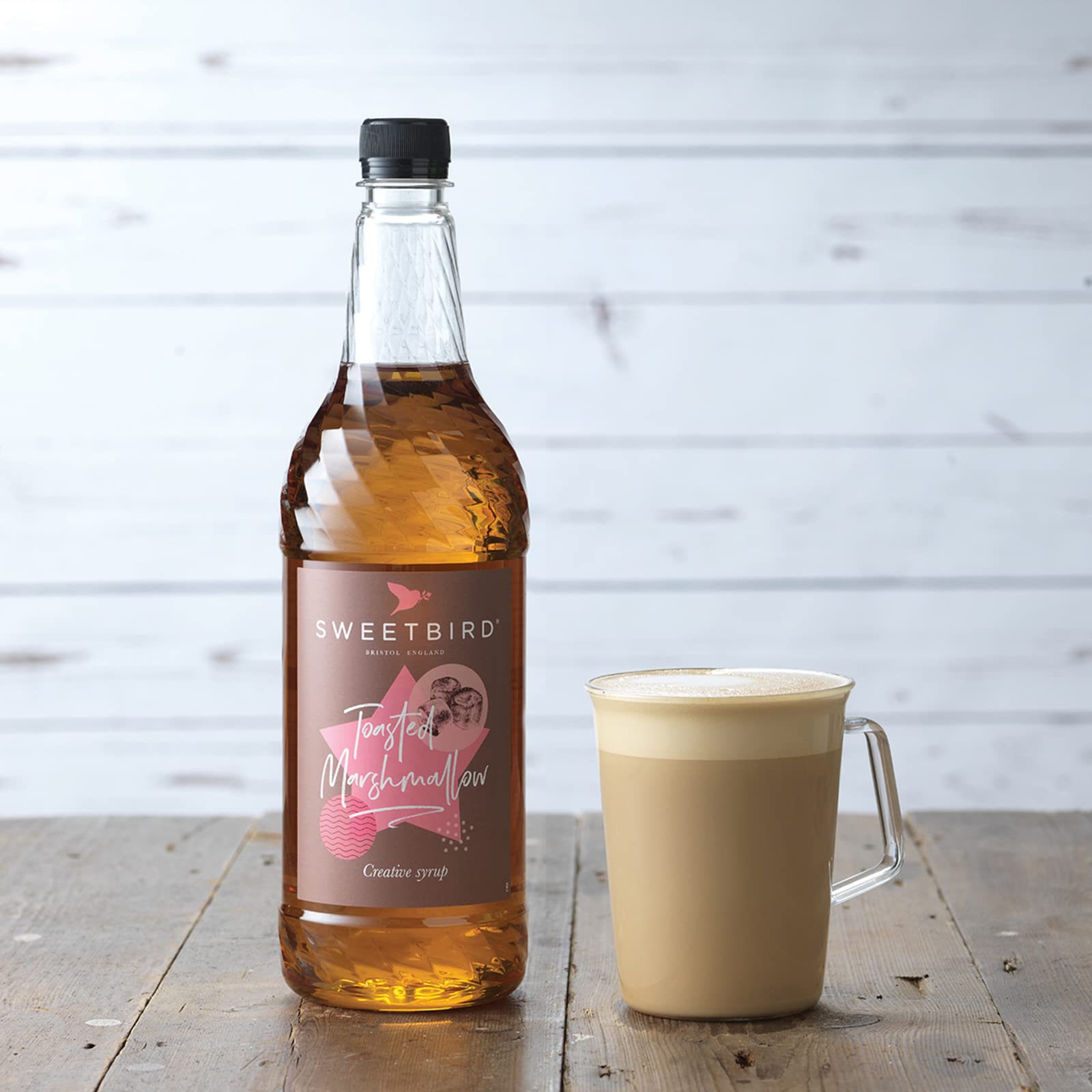 Sweetbird Toasted Marshmallow Syrup (1 Litre) - Vegan Friendly