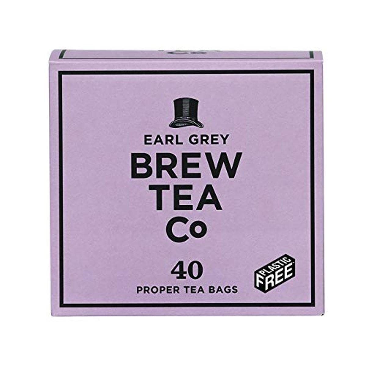 Brew Tea Co Earl Grey Loose Leaf Tea - 40 Tea Bags | Ceylon Black Tea, Bergamot Oil | Everyday Use