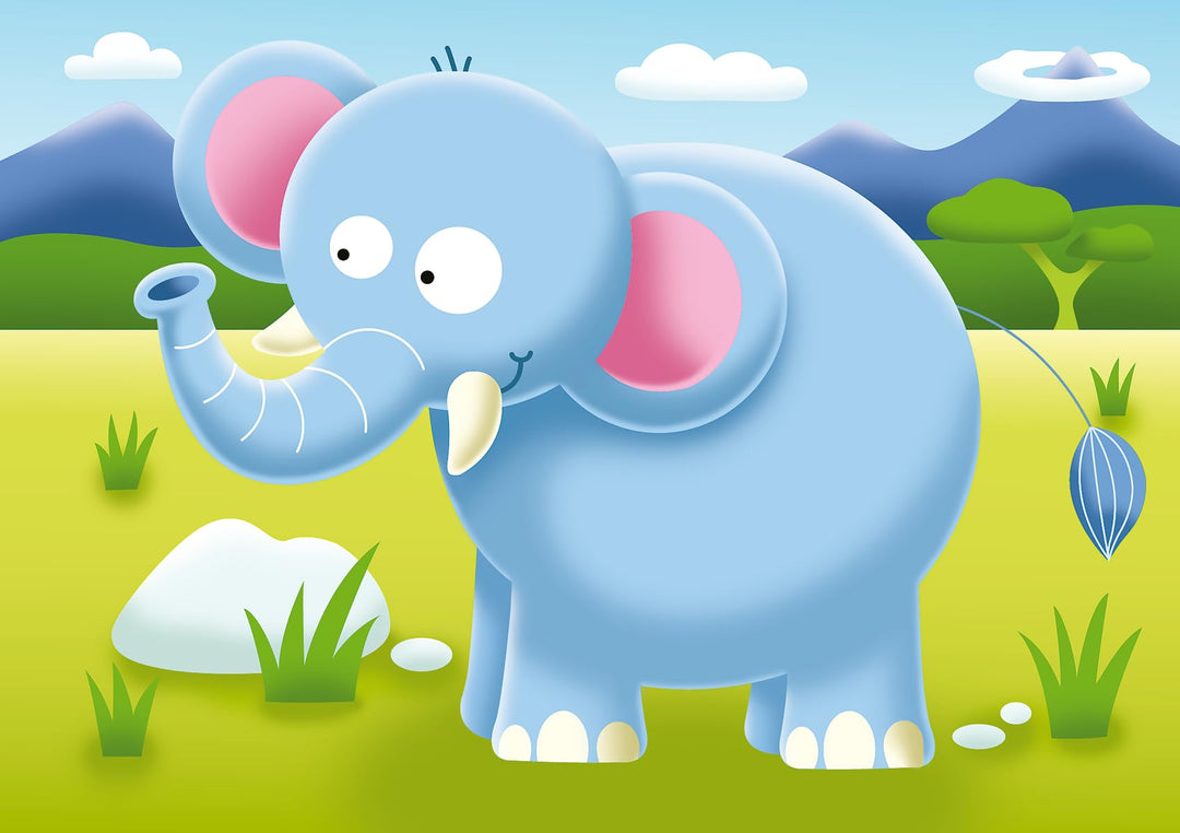 Ravensburger On Safari My First Jigsaw Puzzles - 2, 3, 4, 5 Piece Puzzles for Toddlers 18 Months+