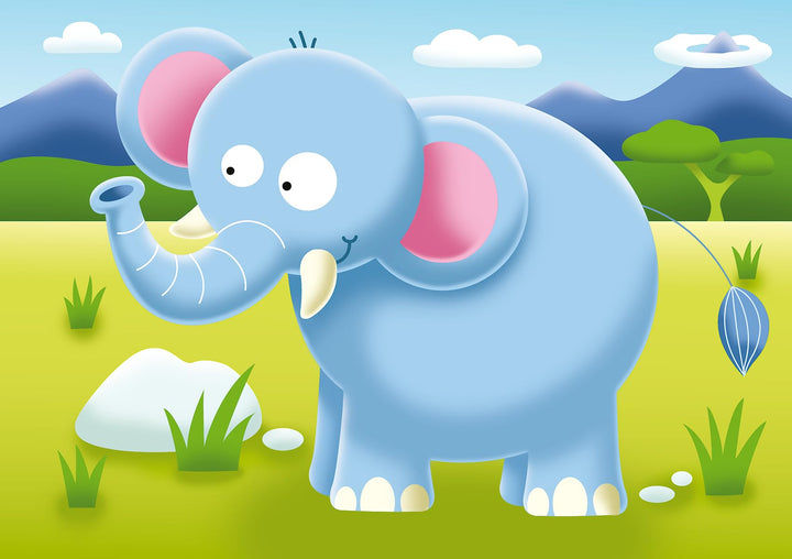 Ravensburger On Safari My First Jigsaw Puzzles - 2, 3, 4, 5 Piece Puzzles for Toddlers 18 Months+