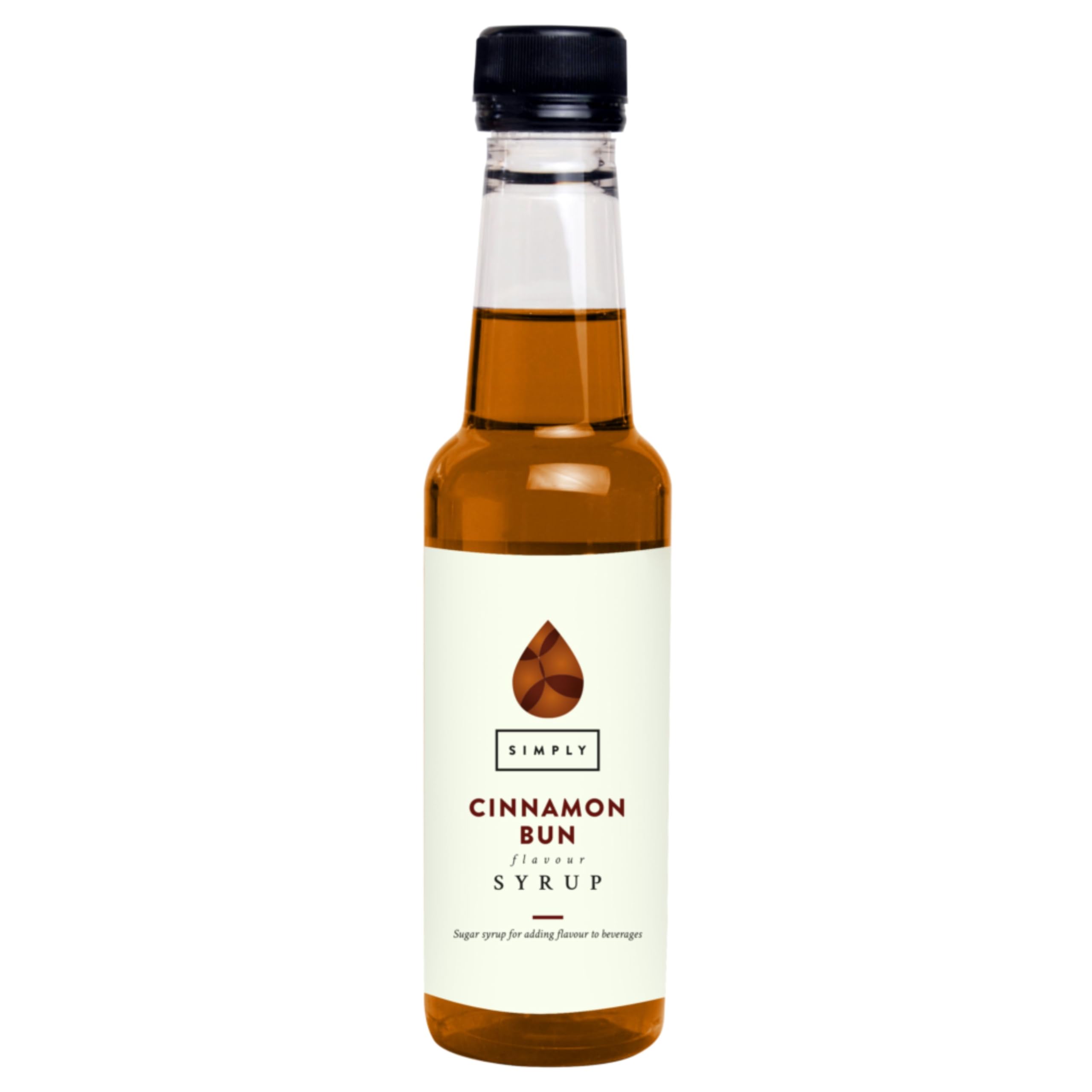 Simply Cinnamon Bun Syrup - Vegan, Nut Free & Halal Certified Flavoured Syrup