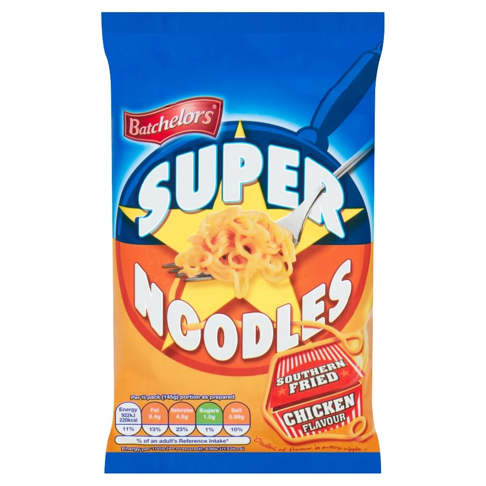 Batchelors Super Noodles Southern Fried Chicken Flavour Instant Snack 90g