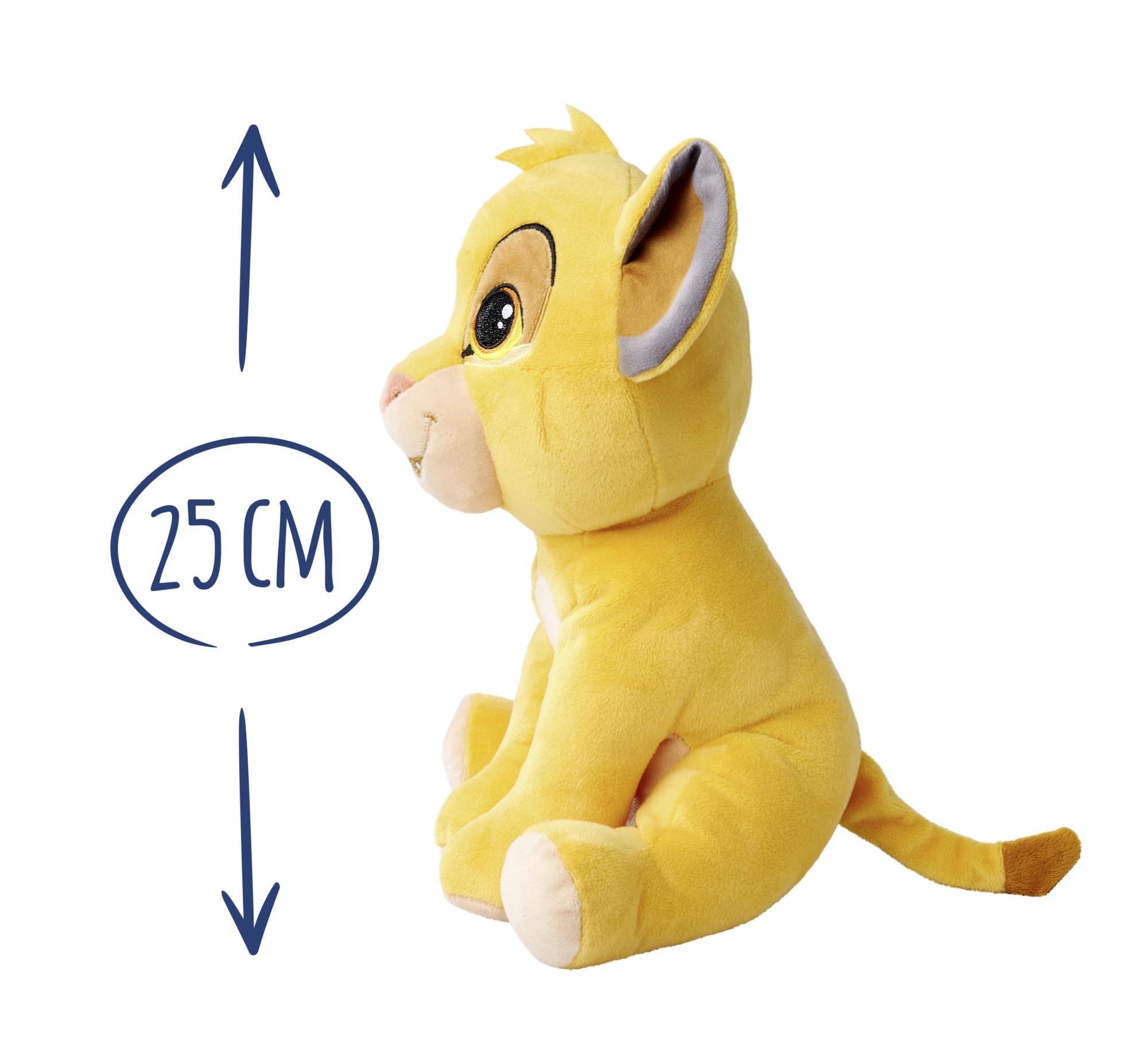 Simba The Lion King Plush Toy - 25cm Tall, 30th Anniversary Edition