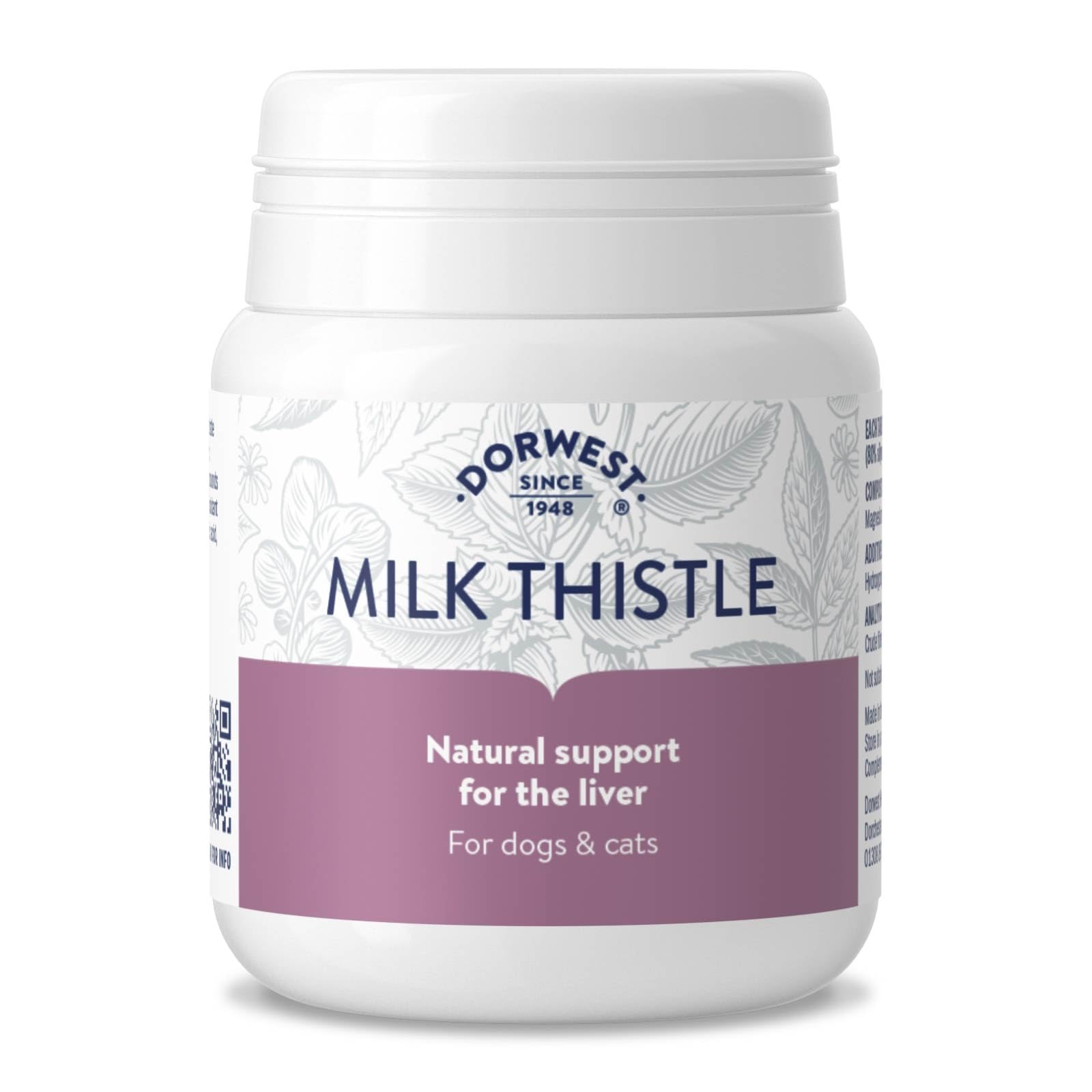 Dorwest Herbs Milk Thistle Tablets - Supports Liver Function | 100 Count | Herbal Supplement