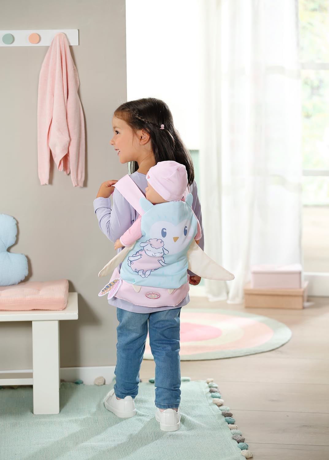 Baby Annabell Active Baby Carrier 710463 - Adjustable Doll Carrier for Kids 5
