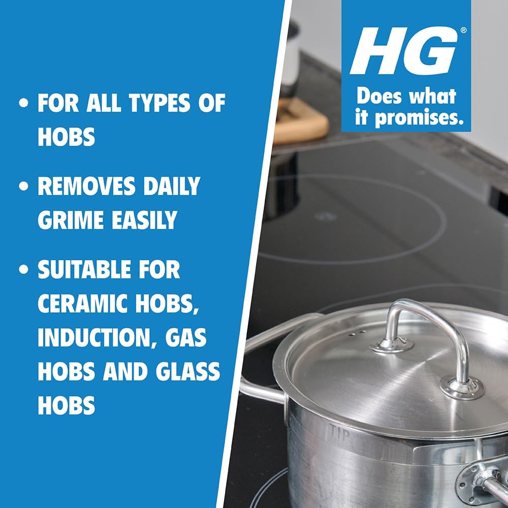 HG - Hob Cleaner for Everyday Use, Induction & Glass Ceramic Cooktop Spray, 500ml 8