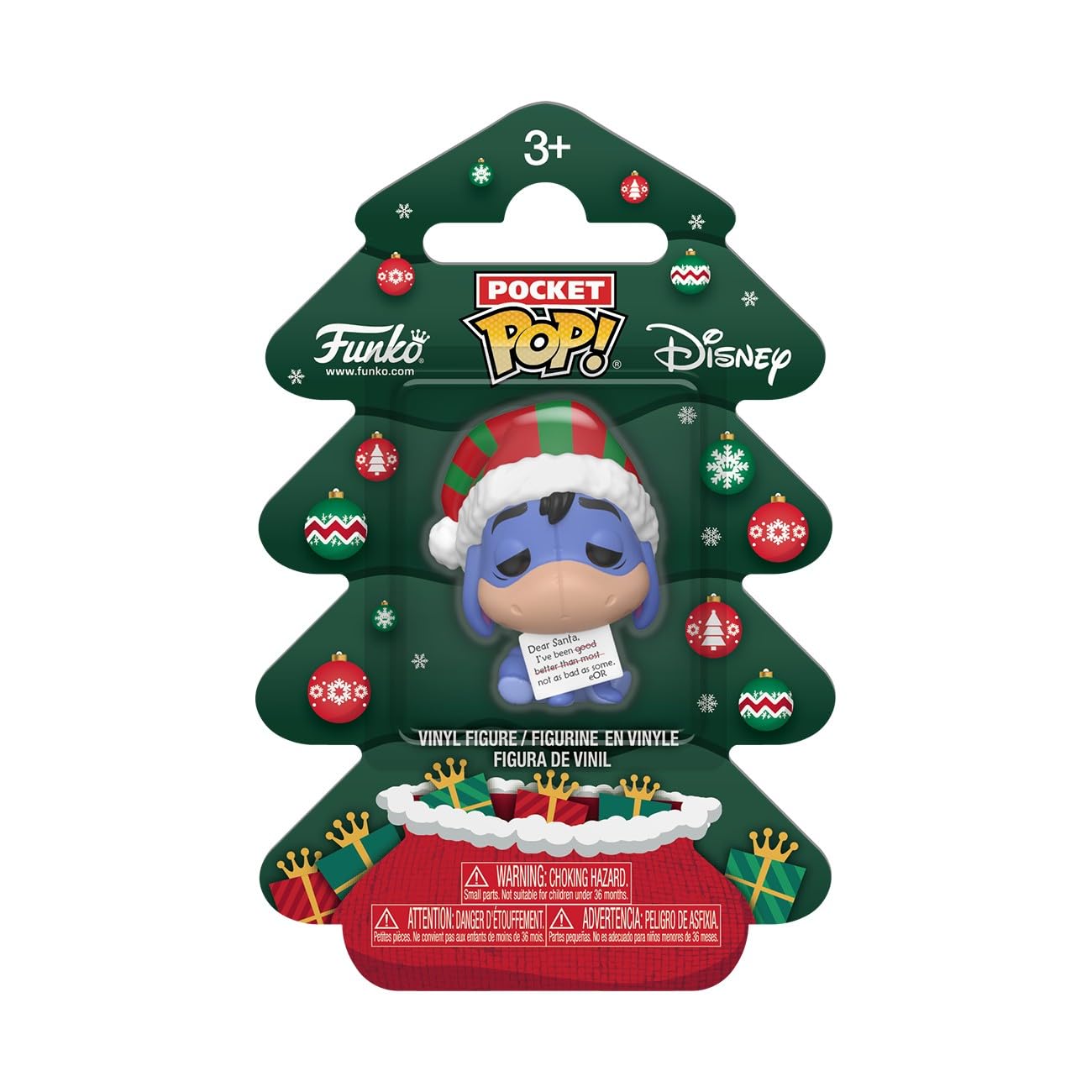 Funko Pocket POP! Holiday Tree: Winnie The Pooh - Eeyore Vinyl Figure