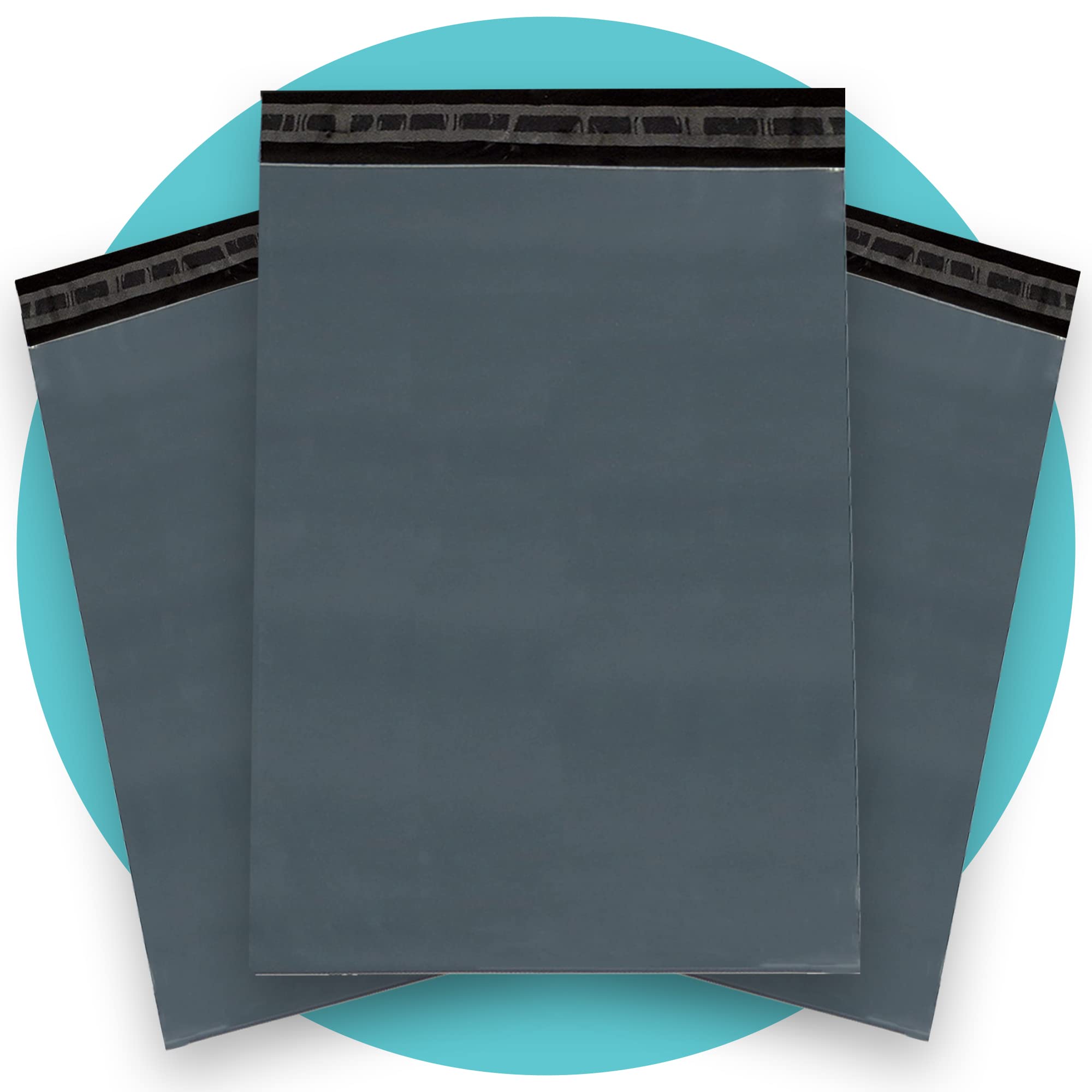 Triplast Parcel Postage Mailing Bags - 17 x 24" (425x600mm) Grey Polyethylene, Pack of 25 1