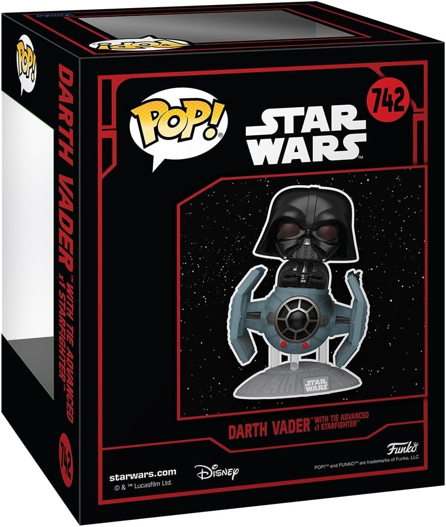 Funko Pop! Rides Star Wars - Darth Vader TIE Advanced X1 Vinyl Figure (80769)