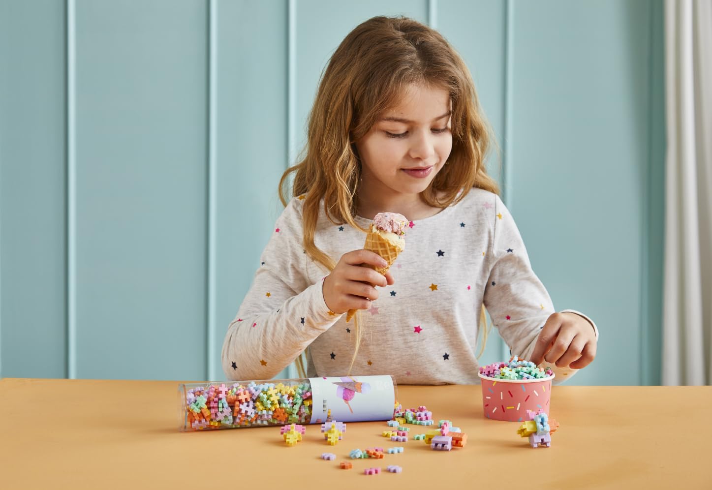 PLUS PLUS Building Blocks - 240 Piece Gelato Mix | Ages 5-12 | Made in Denmark 5