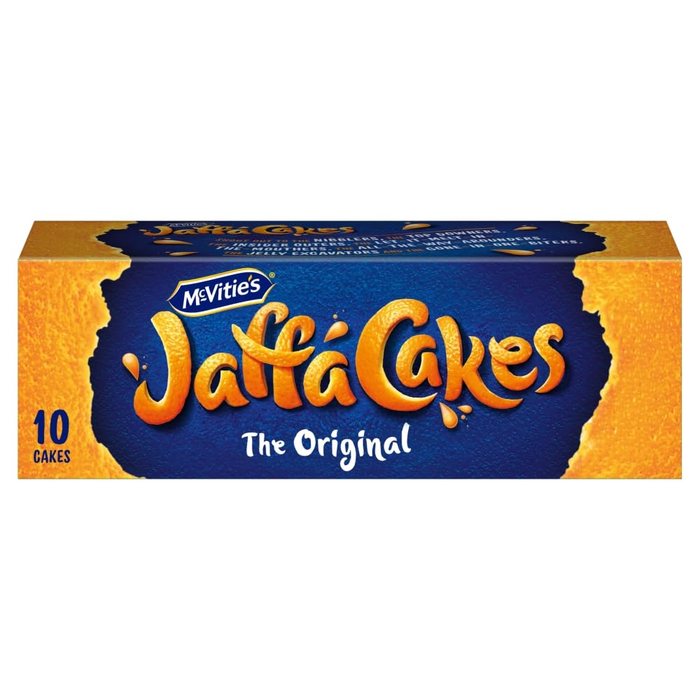 McVitie's Jaffa Cakes Original Chocolate Biscuits, 10 Cakes, 110g