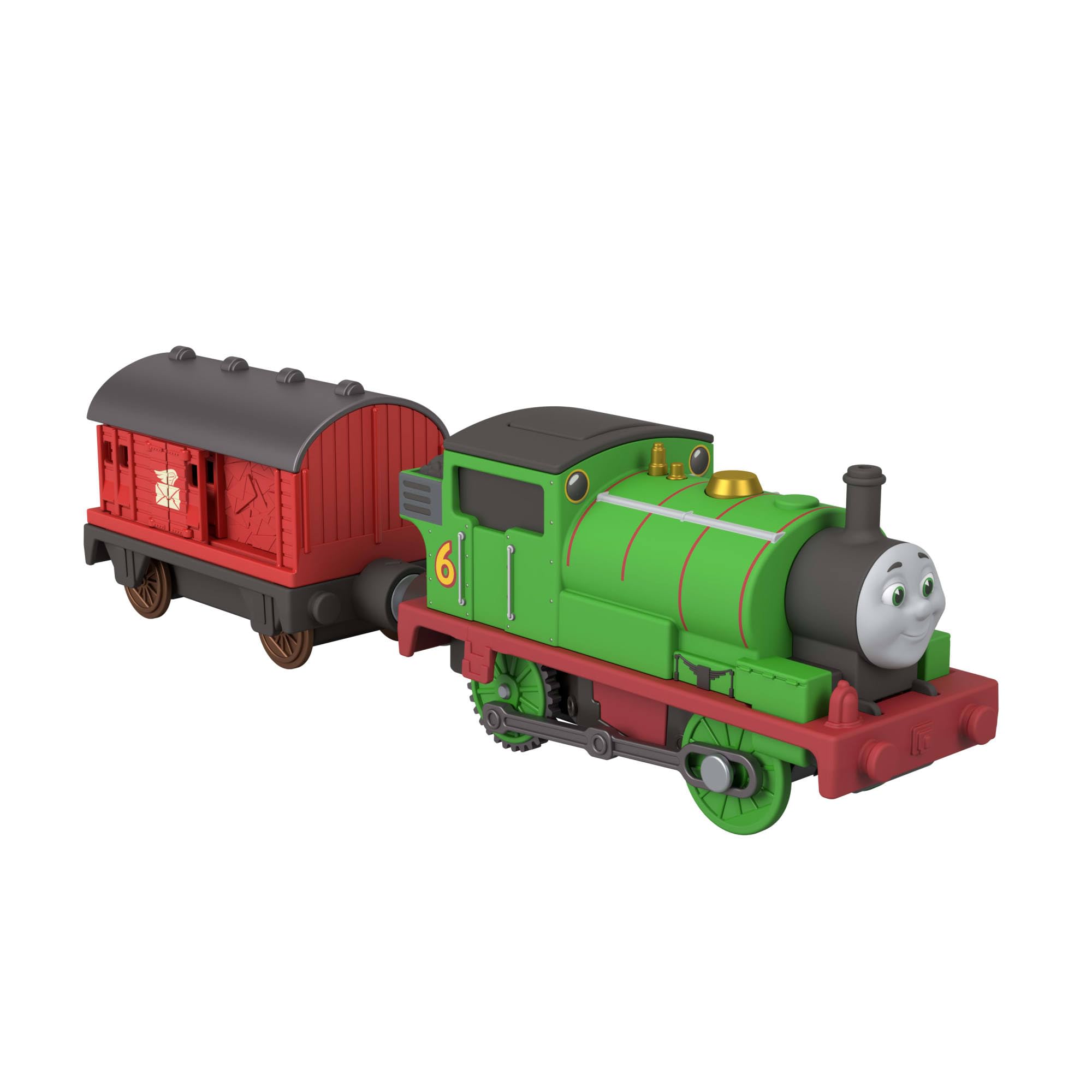 THOMAS & FRIENDS Motorized Toy Train - Percy by Fisher-Price | Battery-Powered | Ages 3Y+ 1